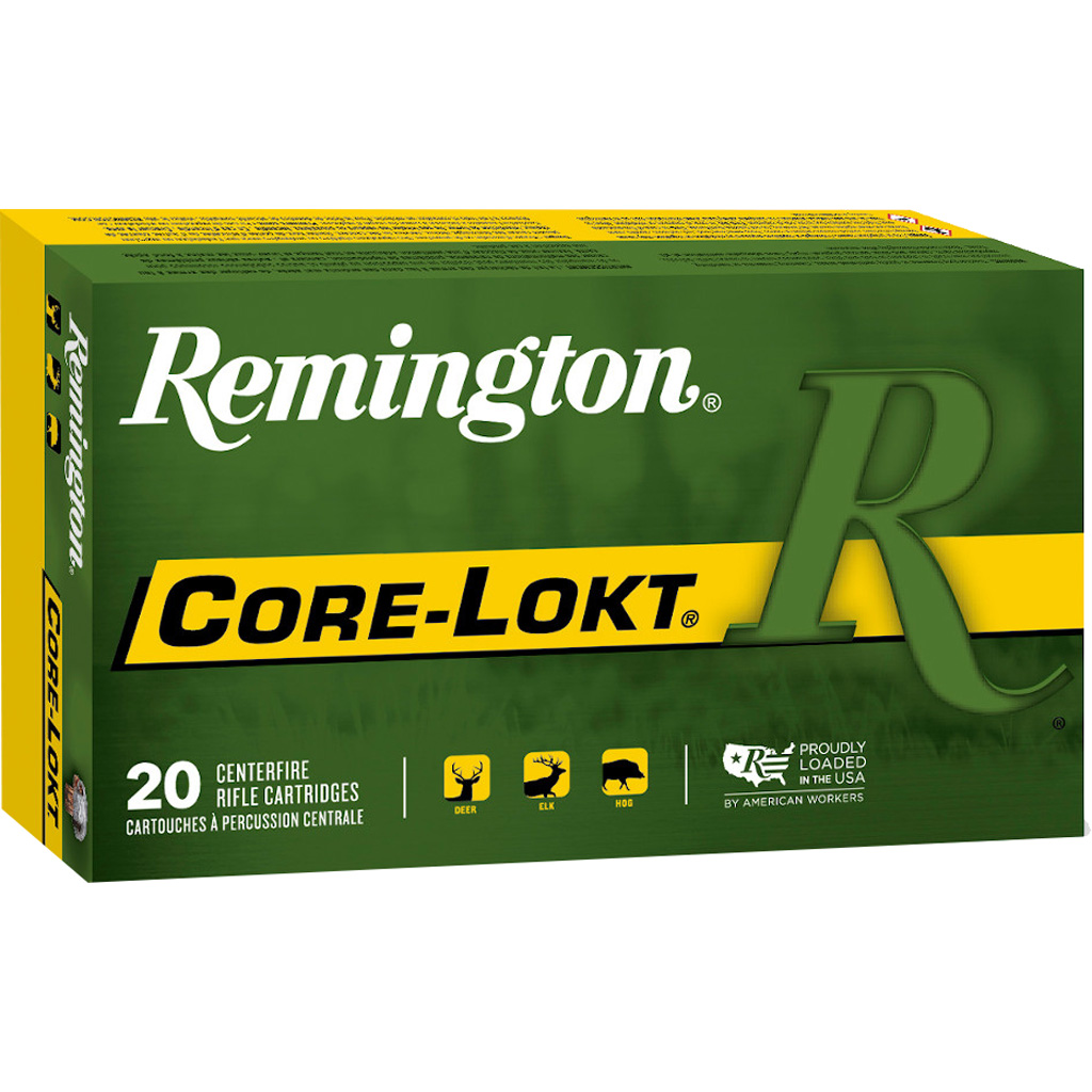 Remington Core-Lokt 180 Grain PSP Rifle Ammunition