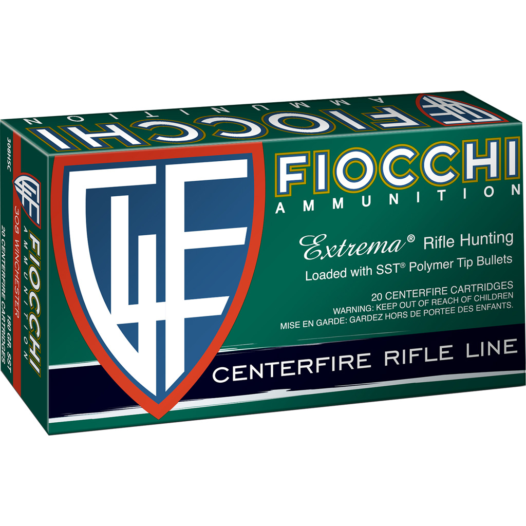 Fiocchi Hyperformance Hunt .308 Winchester 180 gr SST Rifle Ammunition (20 rd)
