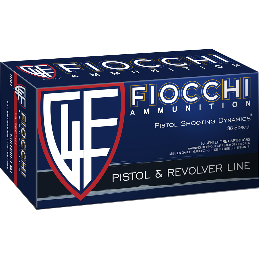 Fiocchi Range Dynamics .38 Special 158 Grain FMJ