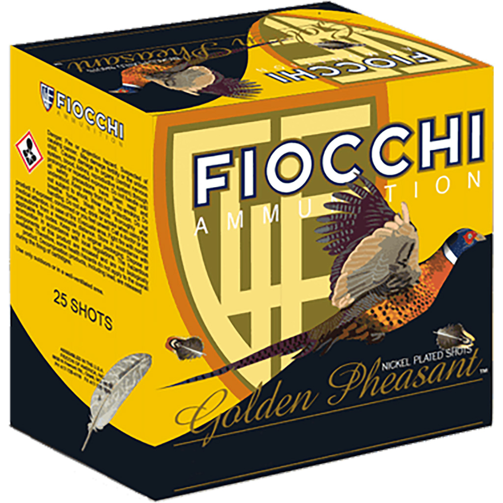 Fiocchi Golden Pheasant 28 Gauge 3 in 1-1/16 oz #5 Shot Nickel Plated 25 Rounds