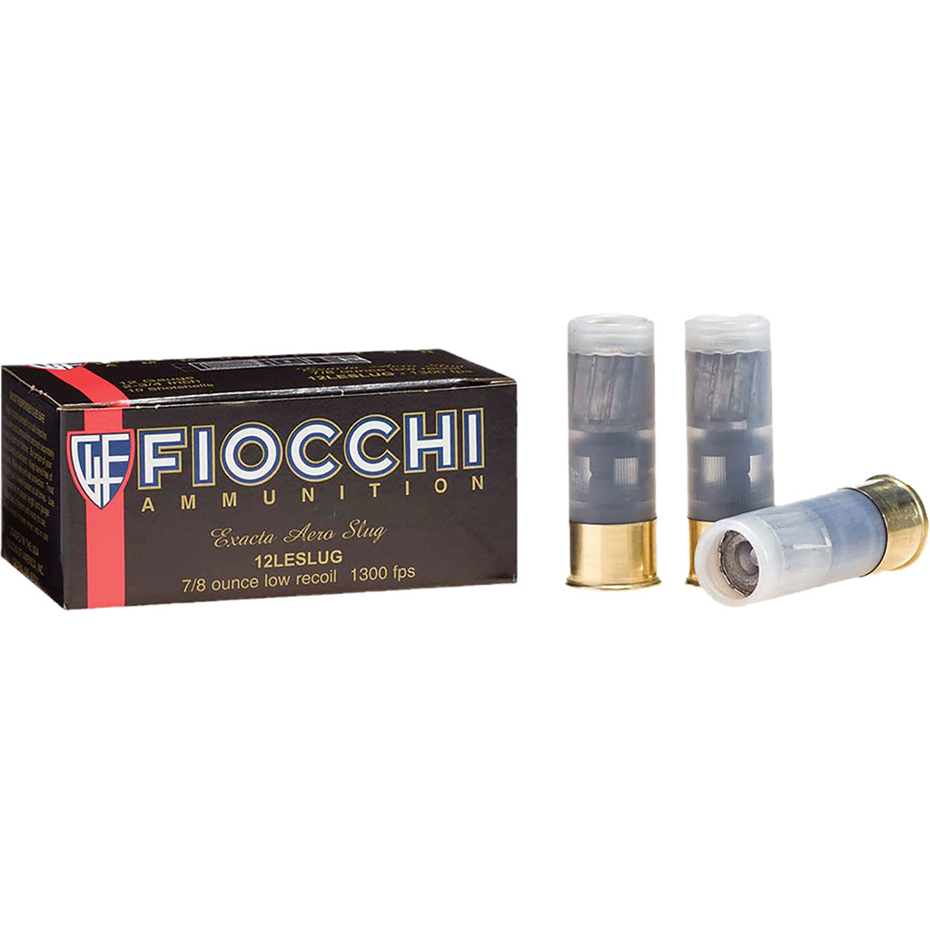 Fiocchi Field Dynamics Aero 12 Gauge 2.75" 7/8 oz Rifled Slug (10 Rounds)
