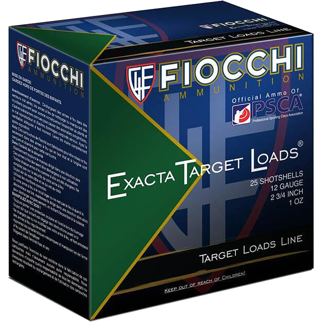 Fiocchi Exacta Crusher 12 Gauge 2-3/4" 1 oz #7.5 Shotshells
