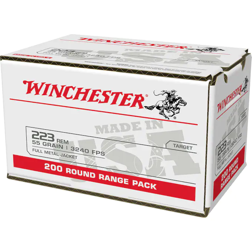 Winchester USA .223 Remington 55 gr FMJ 200rd