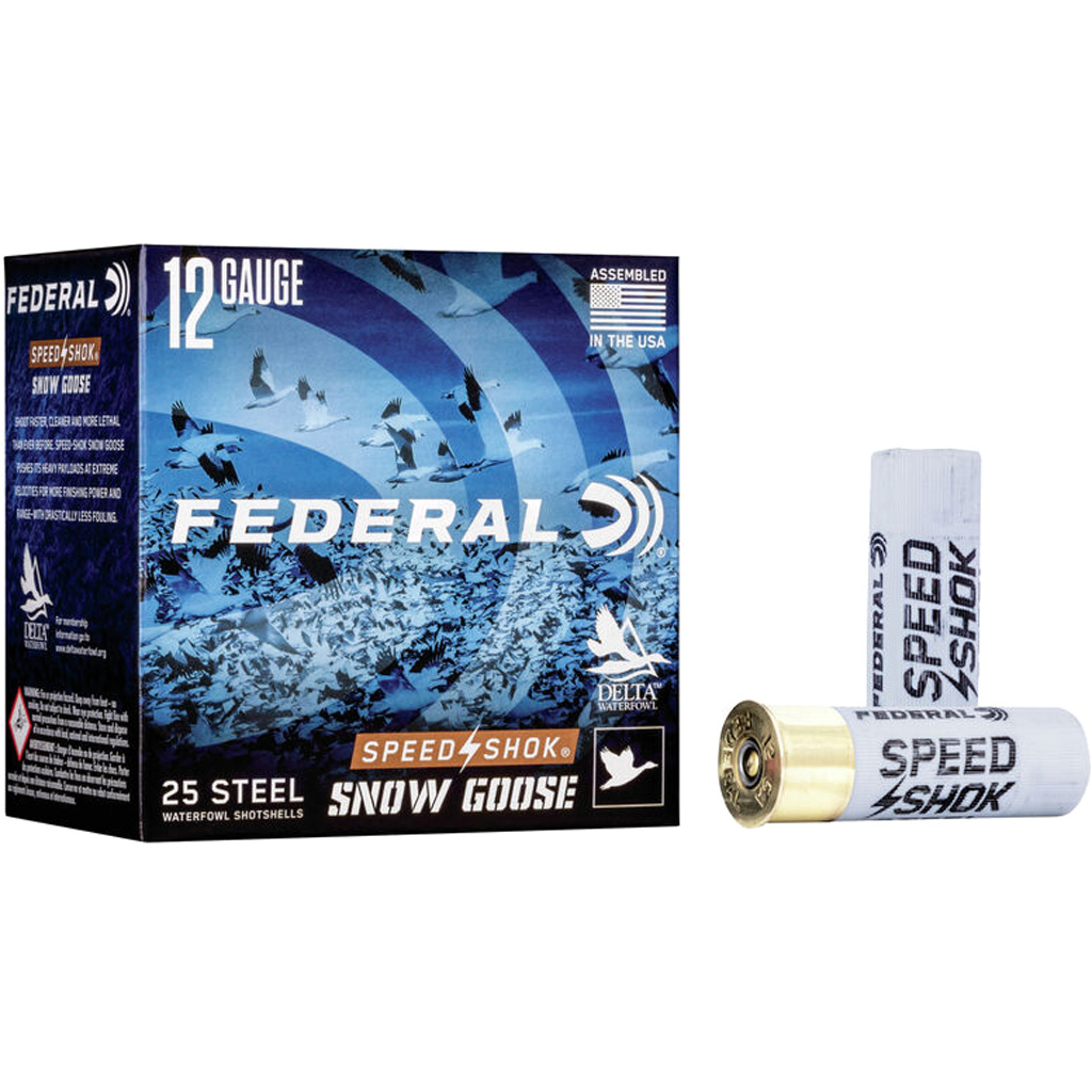 Federal Speed-Shok Snow Goose 12 Gauge Shotshells 3" 1-1/4 oz BB (25 Rounds)
