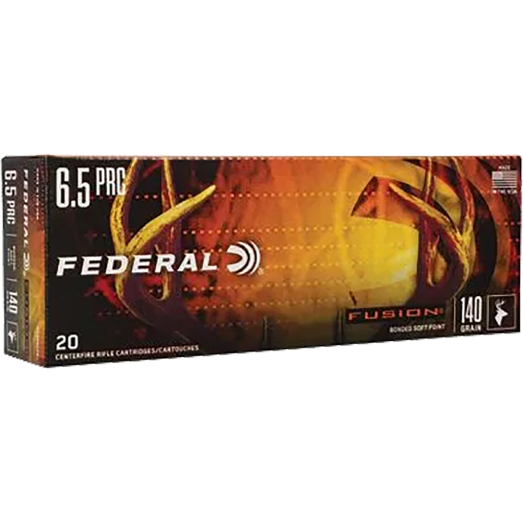 Federal Fusion 6.5 PRC 140gr Soft Point Rifle Ammunition (20 Rounds)