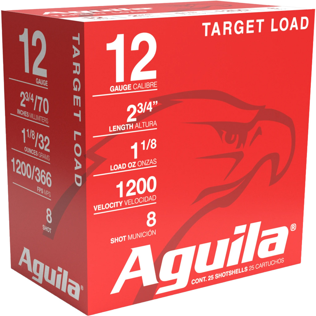 Aguila Target Load Competition 12 Gauge 2-3/4" 1-1/8 oz #8 Shot Shotshell
