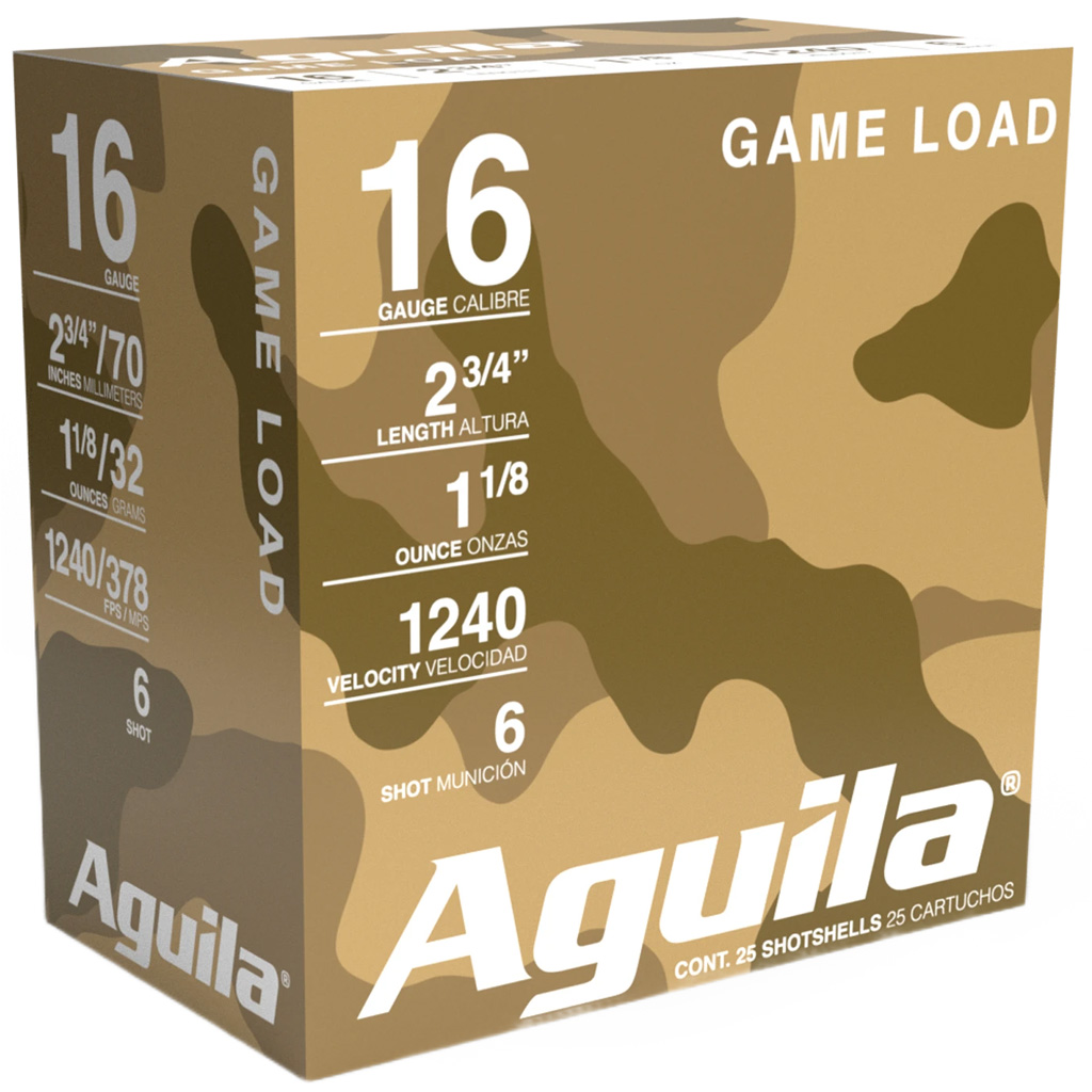Aguila Game Load High Velocity 16 Gauge Shotshell