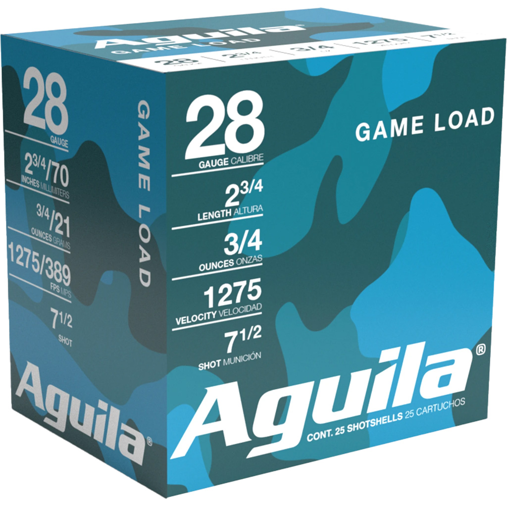 Aguila Target Load Competition 28 Gauge 2-3/4" 3/4 oz #7.5 Shot 25-Round Shotshell