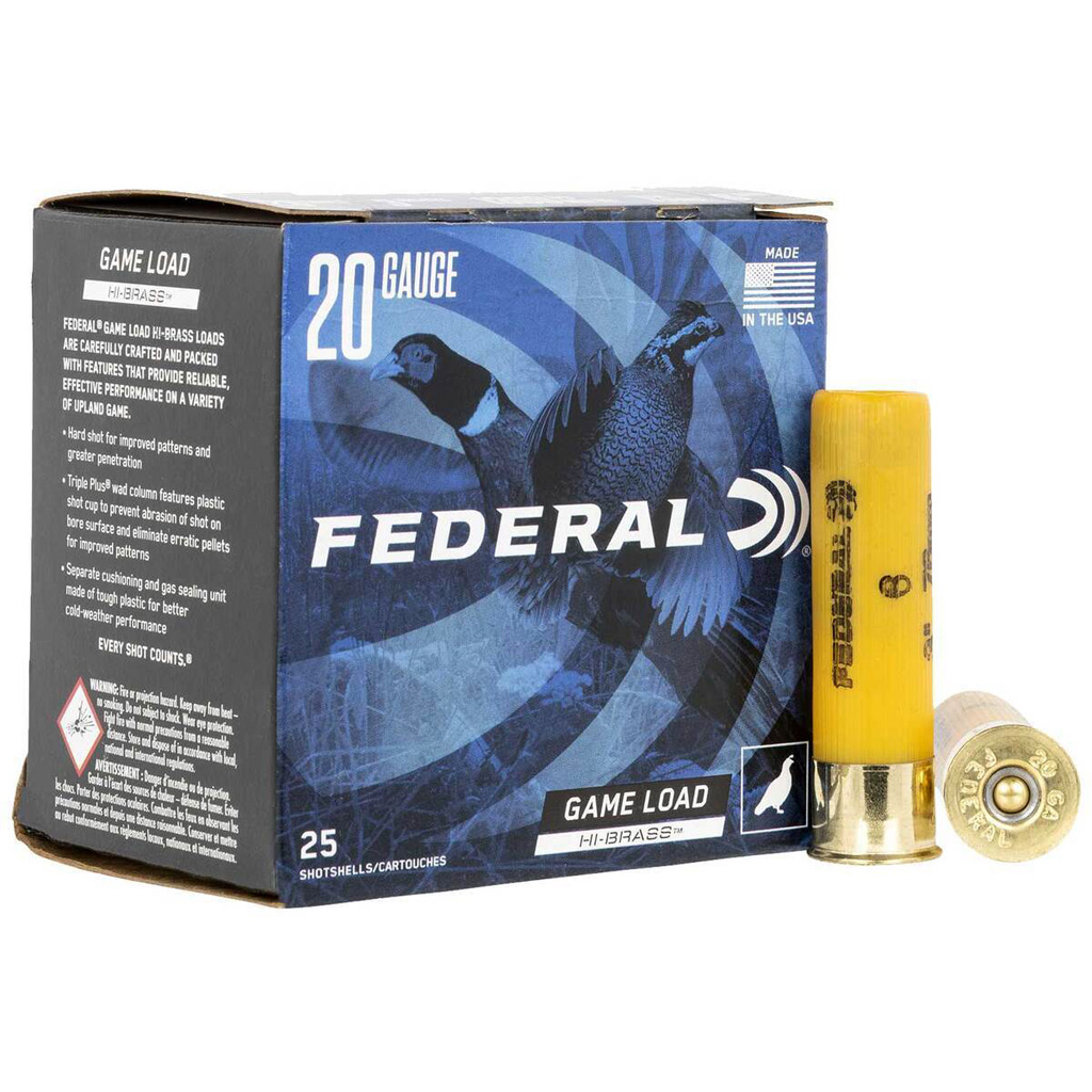Federal Game-Shok H2586 High Brass 20 Gauge 3" Shotshell