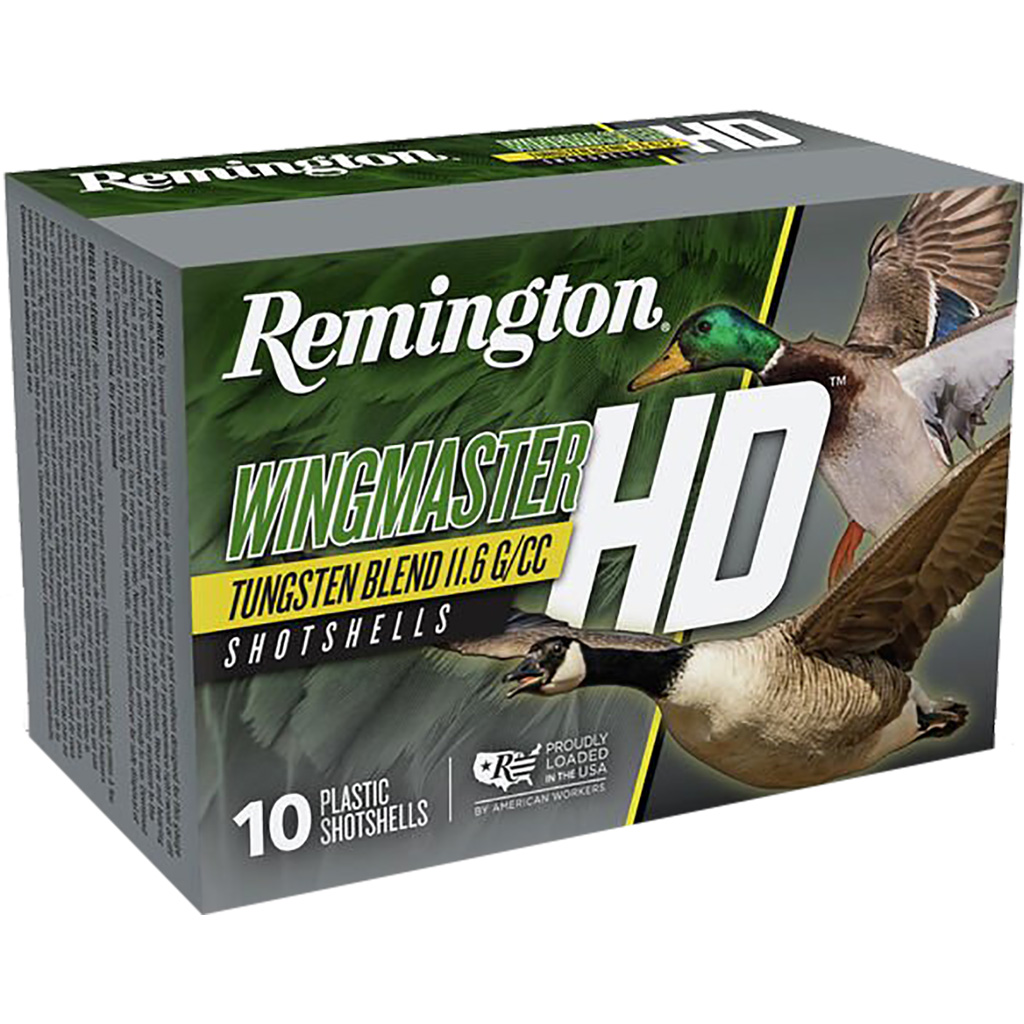 Remington Wingmaster HD 12 Gauge 3" 4 Shot Tungsten Blend 10-Round Shotshell