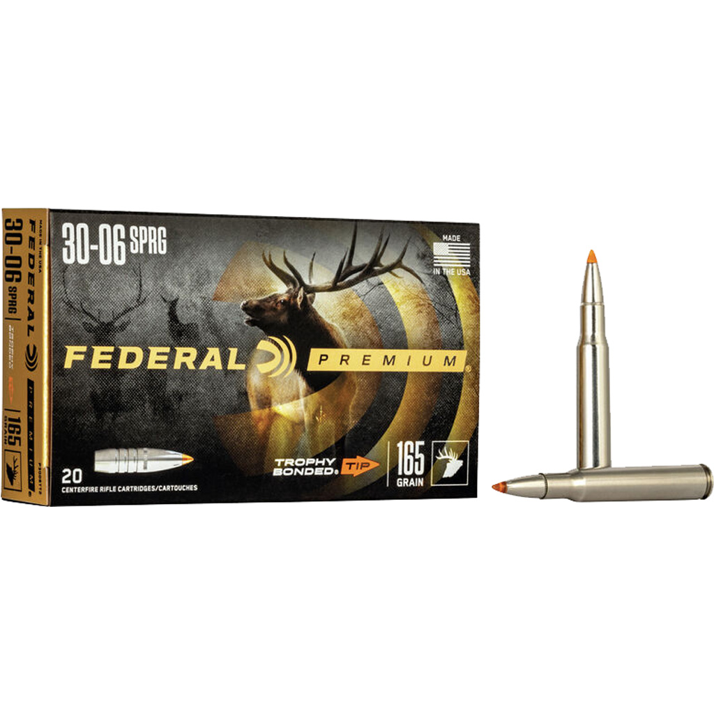 Federal Premium Vital-Shok P3006TT2 Trophy Bonded Tip .30-06 Springfield 165 gr