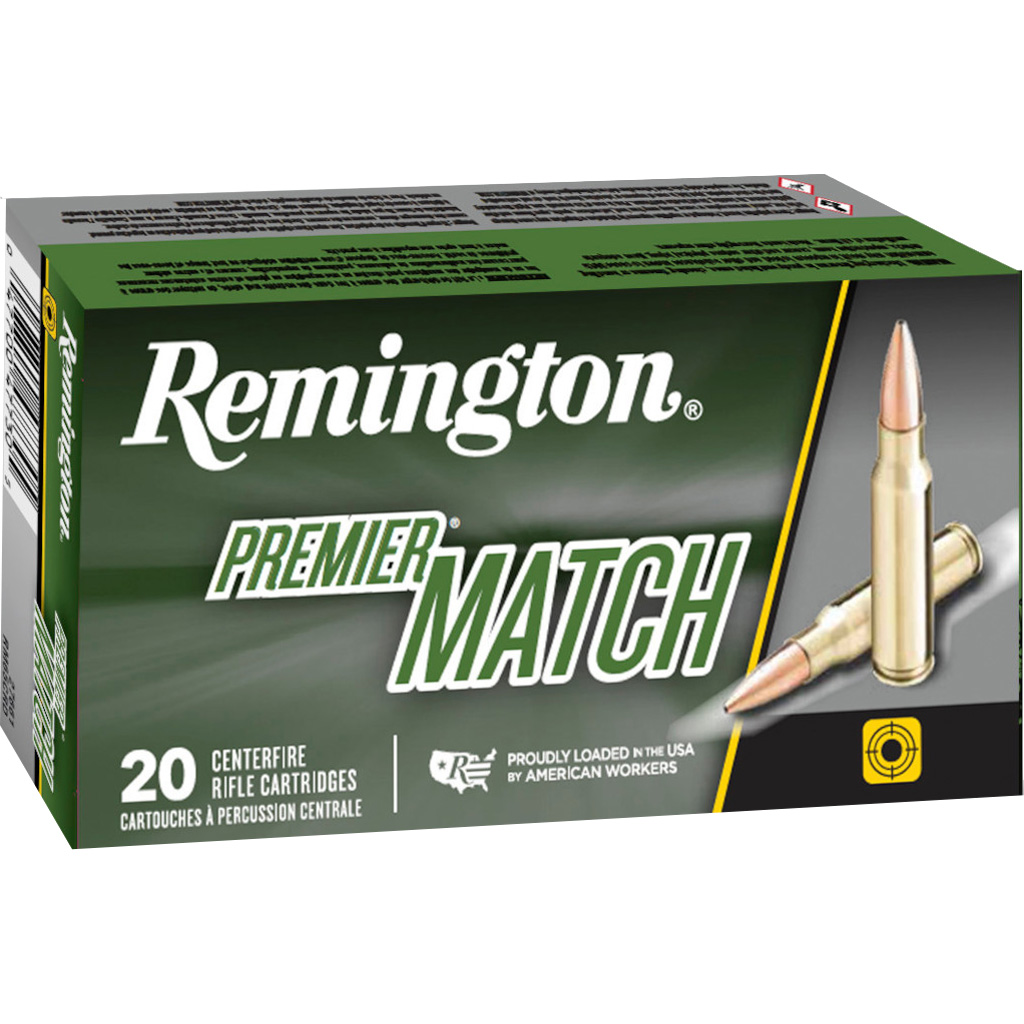 Remington Premier Match 115gr BTHP Ammo