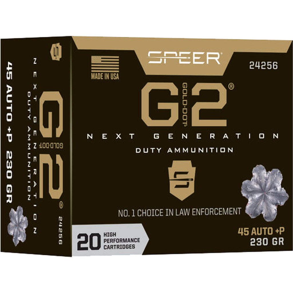 Speer Gold Dot G2 .45 ACP 230 gr JHP (20 rds)