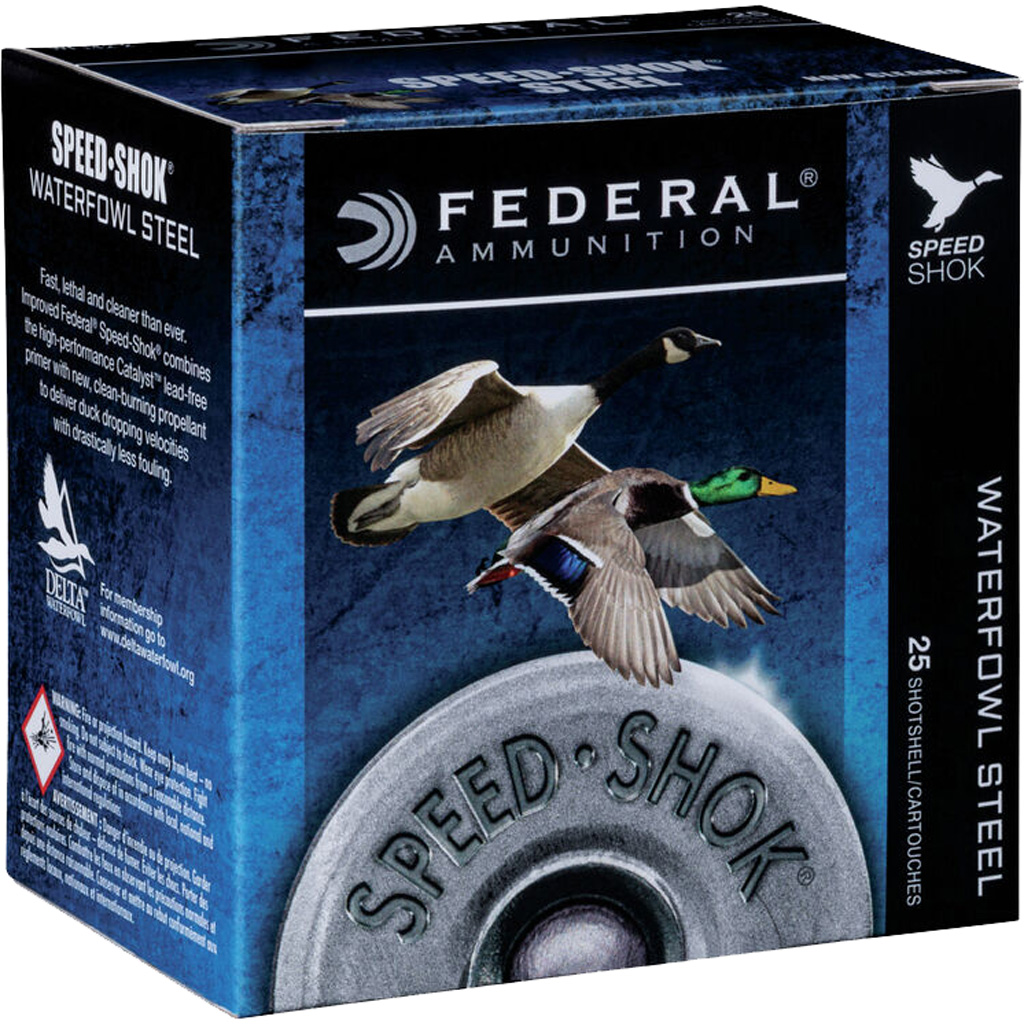 Federal Speed-Shok Steel .410 Bore 3" 3/8 oz #6 Shot 25-Round Box