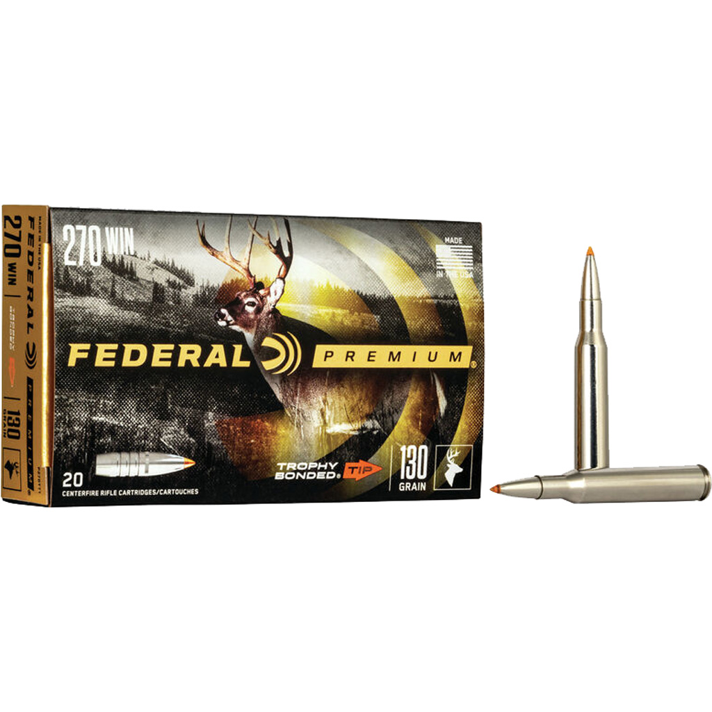 Federal Premium P270TT1 Trophy Bonded Tip Ammunition