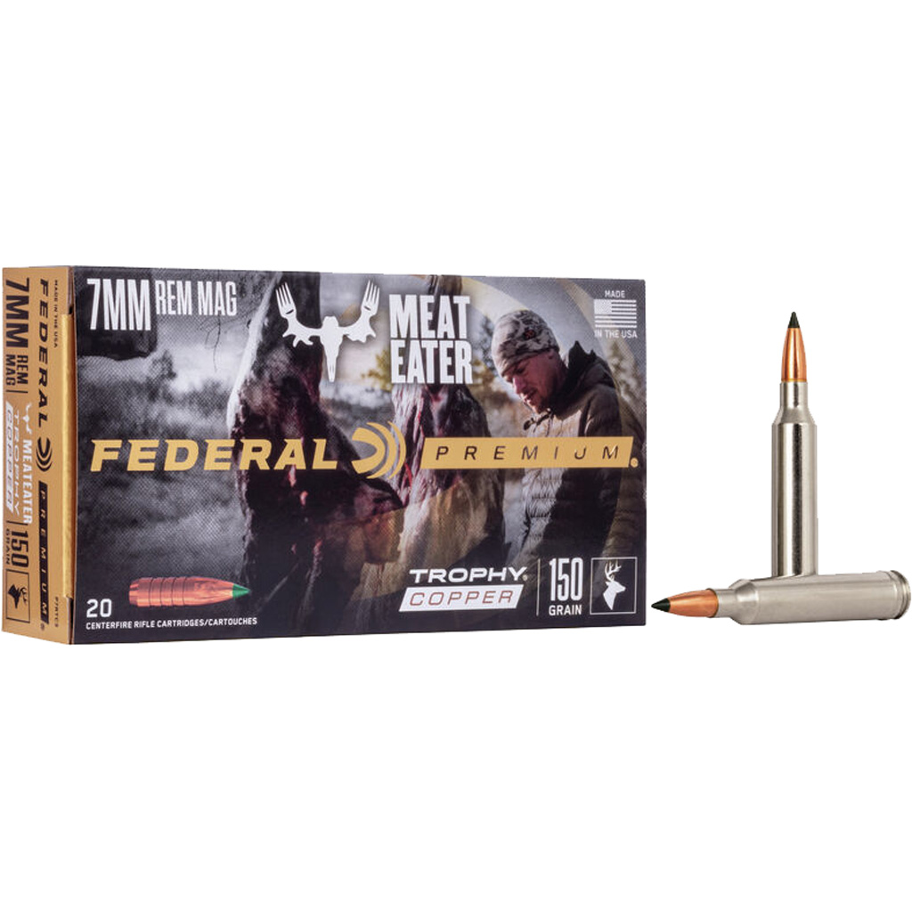 Federal Trophy Copper Premium Rifle Ammunition