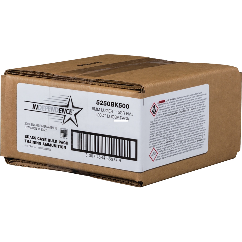 CCI Independence .40 S&W 180 gr FMJ Bulk Pistol Ammo (500 rd Loose Pack)