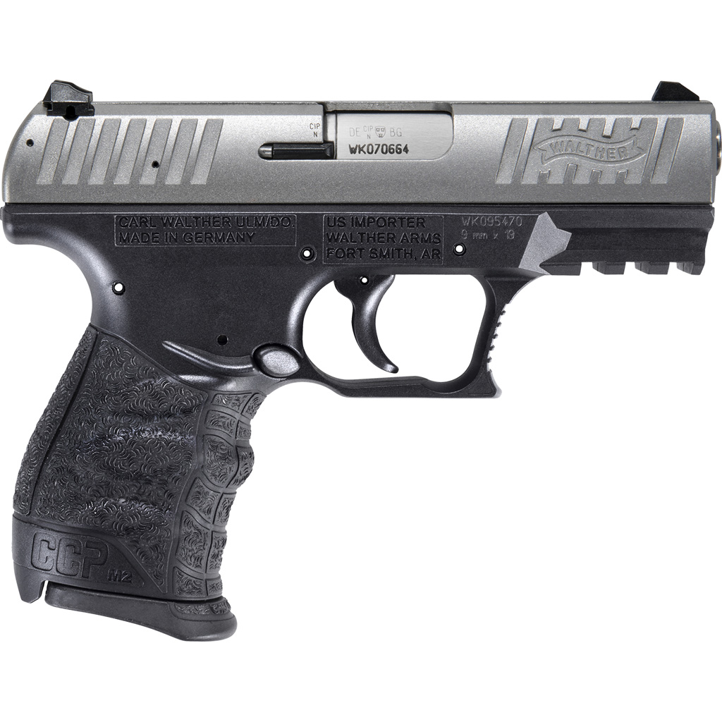 Walther CCP M2 9mm Concealed Carry Pistol (3.54in) Stainless Slide Polymer Frame