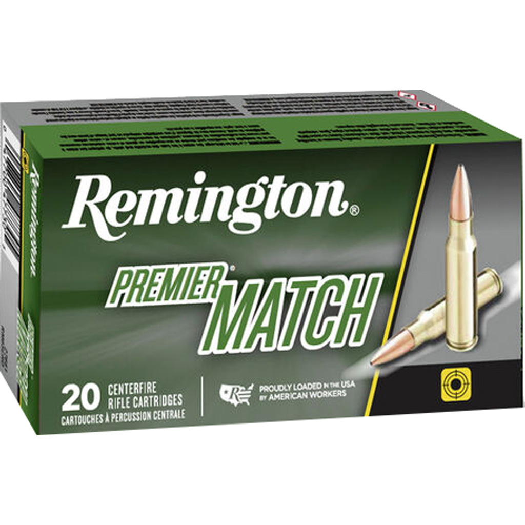 Remington Premier Match MatchKing BTHP Ammunition