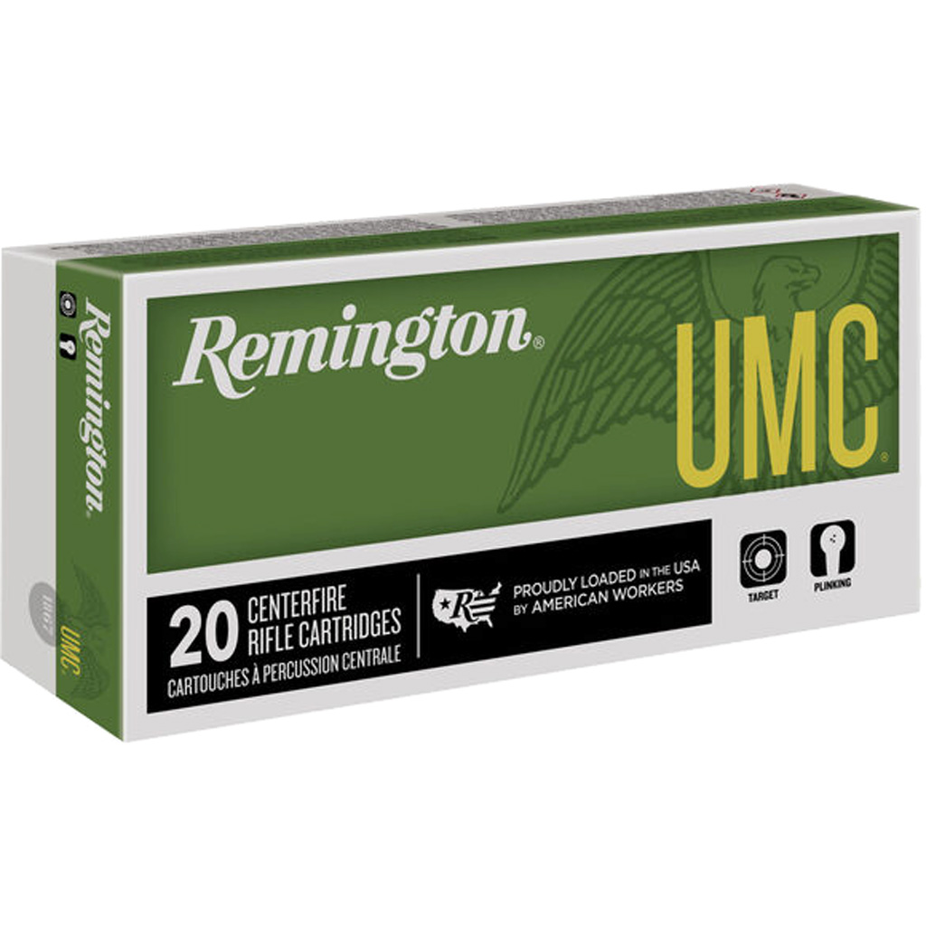 Remington UMC FMJ Centerfire Rifle Ammo 20rd