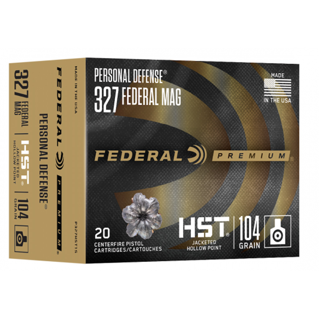 Federal Premium Personal Defense 327 Federal Magnum HST JHP 104gr (20 Rounds)
