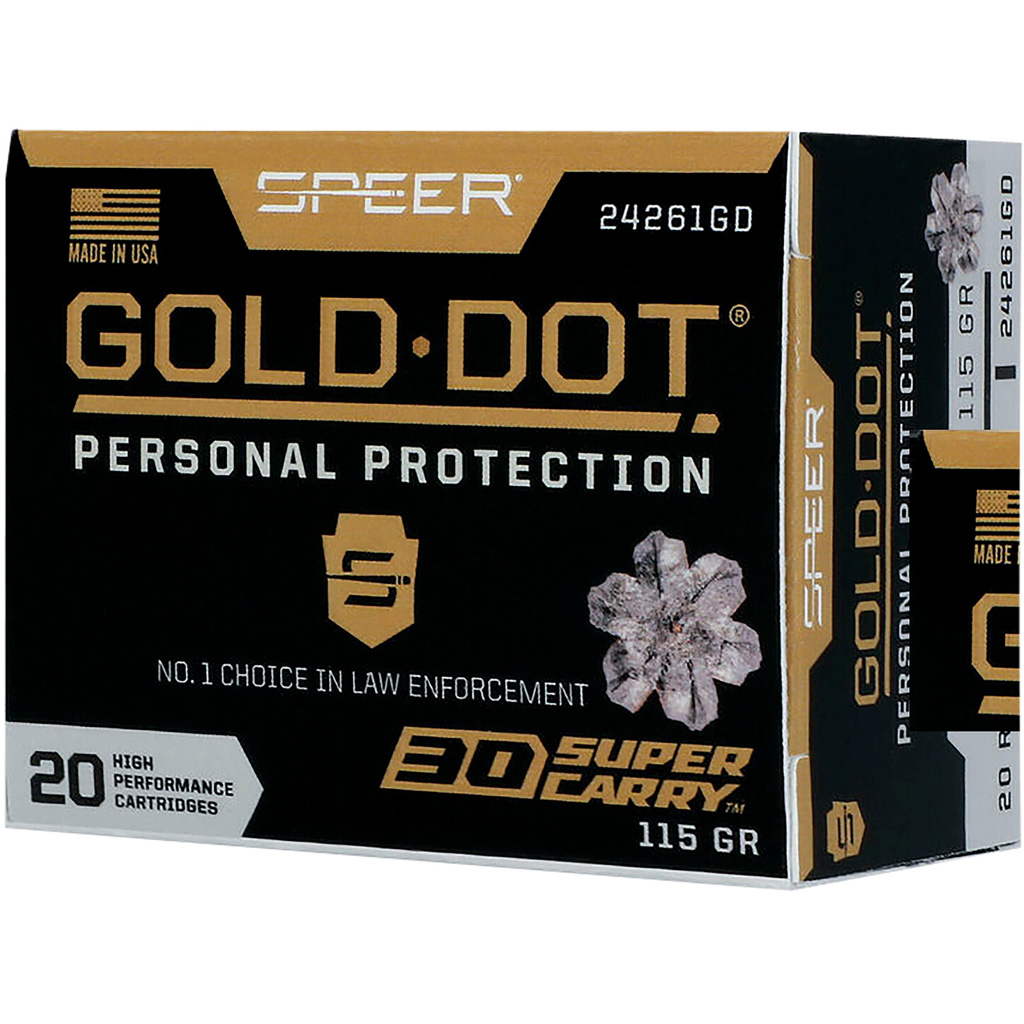 Speer Gold Dot 30 Super Carry 115gr GDHP 20rd