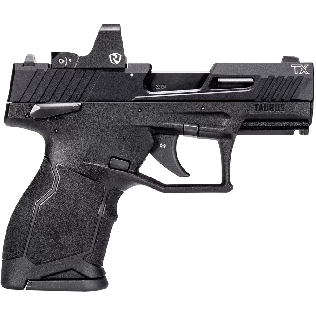 Taurus TX22C Compact with Riton Red Dot, Threaded Barrel .22 LR (13+1)