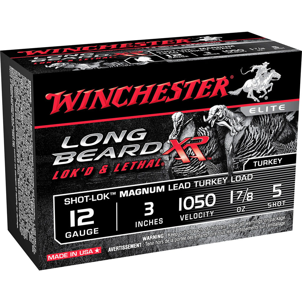 Winchester Long Beard XR NWTF 50th Anniversary 12 Gauge 3" #5 Turkey Shotshell Ammo (10 Rounds)