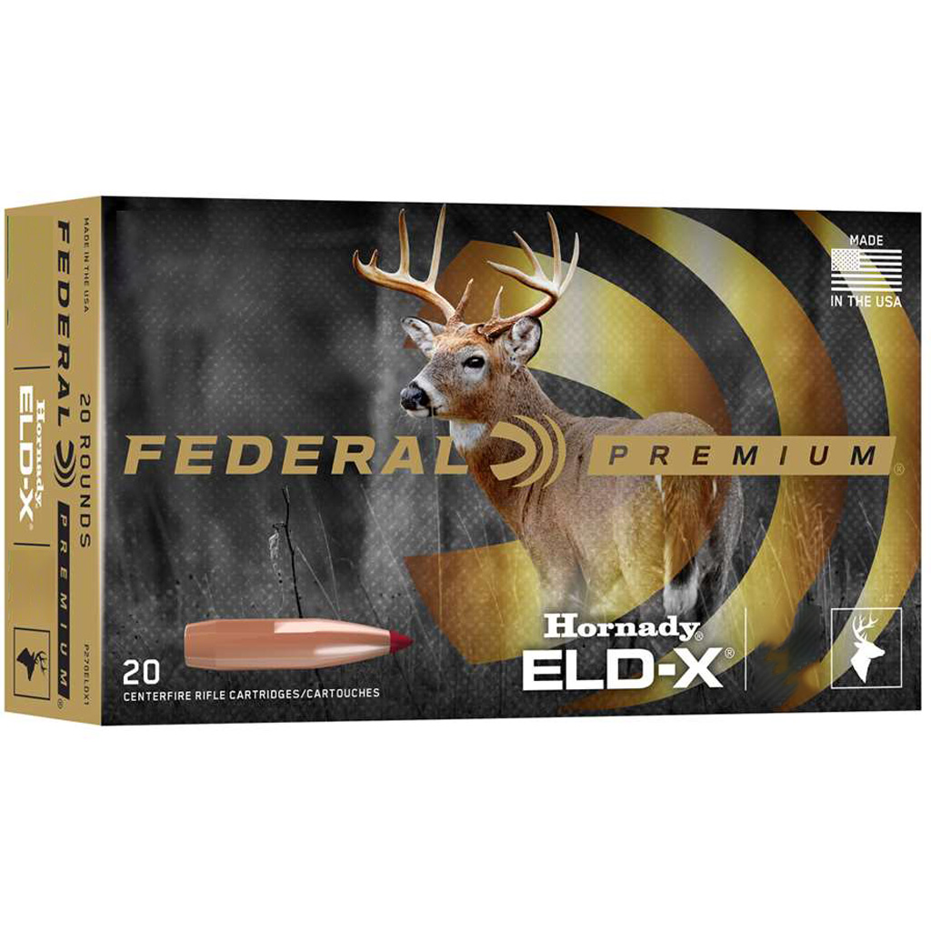 Federal Premium ELD-X 6.5 Creedmoor 143 gr Polymer Tip Rifle Ammo (20 rds)