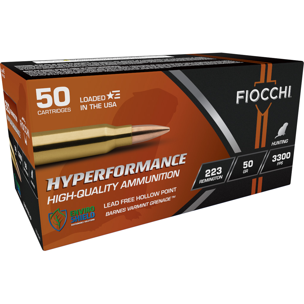 Fiocchi Hyperformance Hunt .223 Remington 50 Grain Barnes Varminator (50 Rounds)