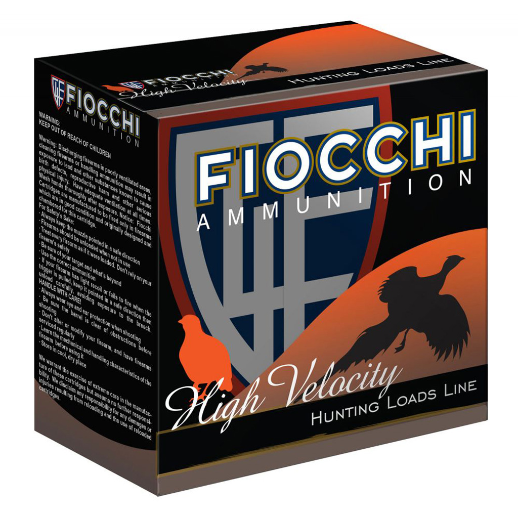 Fiocchi 12HVST4 Field Dynamics Upland Steel 12 Gauge 2.75" 1-1/8 oz #4 Shot 25-Round Box