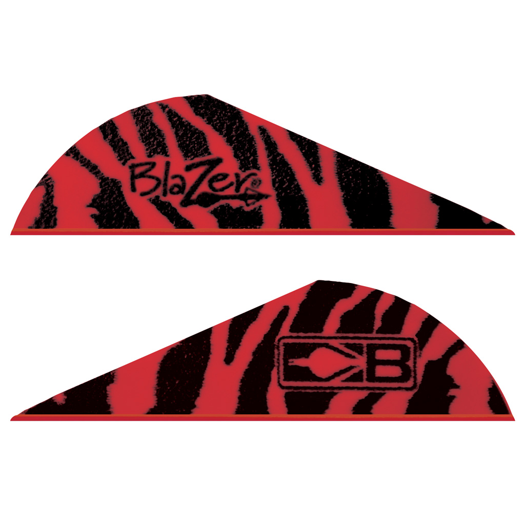 Bohning 1200I Blazer Vanes Red Tiger (100 pk)