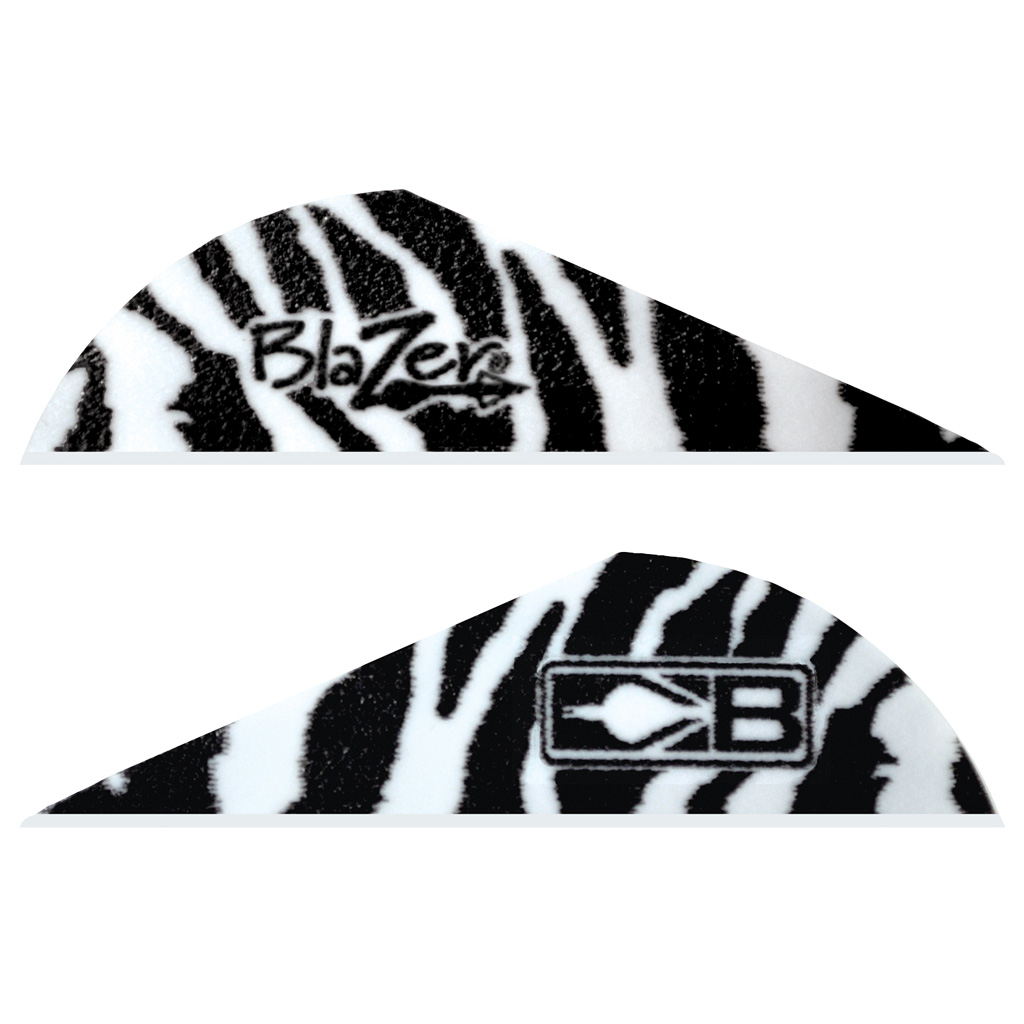 Bohning 1200 Blazer Vanes White Tiger (100 pk.)