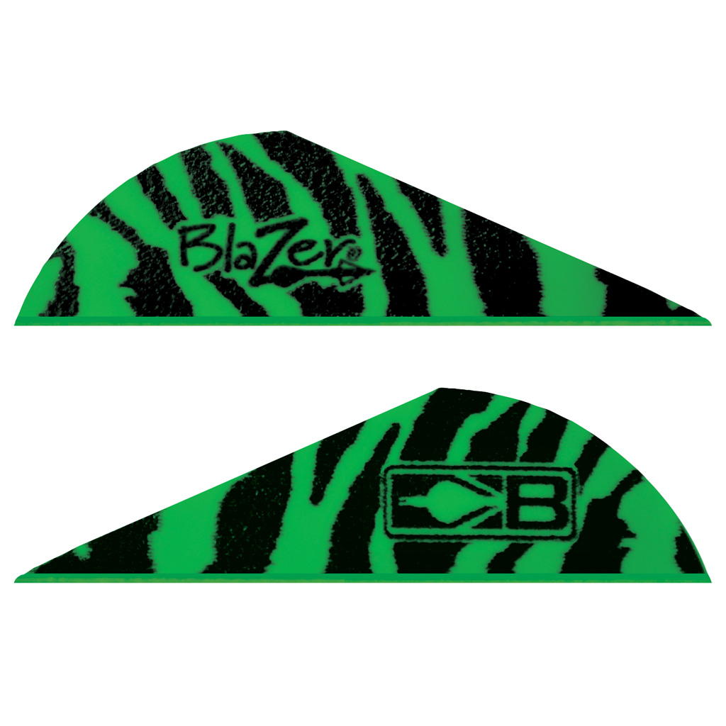 Bohning Blazer Vanes Green Tiger (100-Pack)
