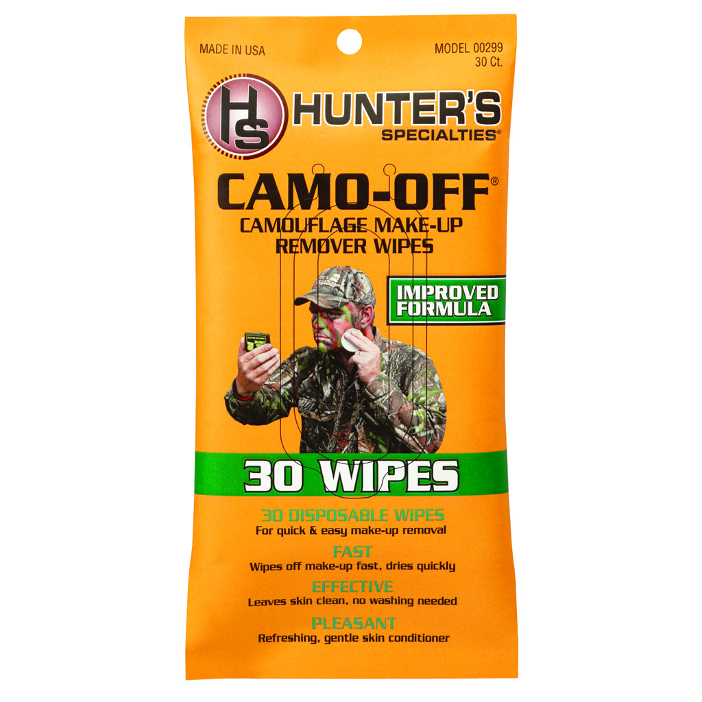 Hunters Specialties Camo-Off Makeup Remover Wipes (30 ct)