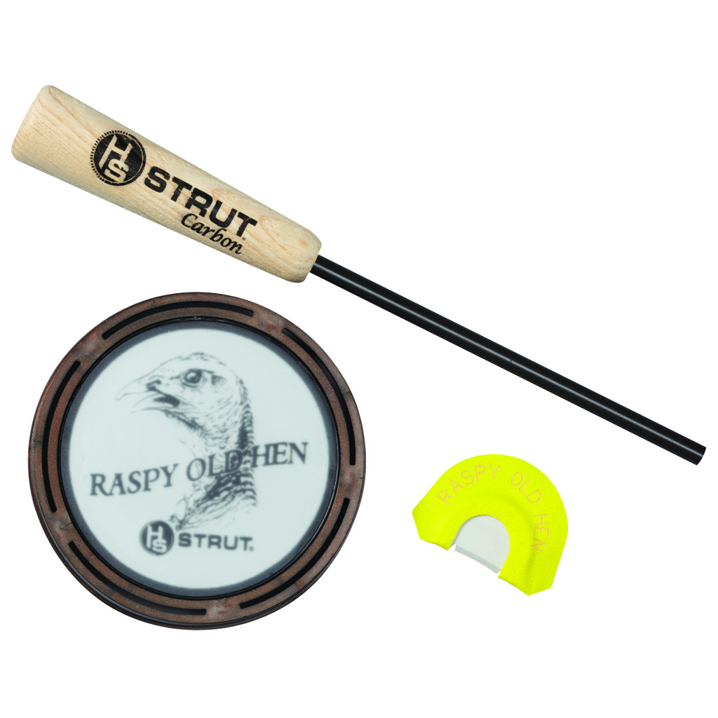 Hunters Specialties Raspy Old Hen Glass Pot Turkey Call (HS Strut 07011)