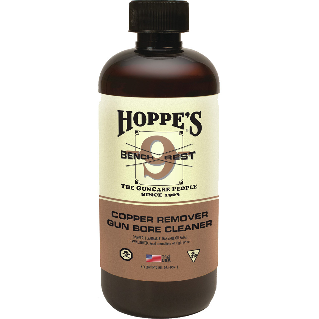 Hoppe's Bench Rest No. 9 Copper Solvent 16oz (BR916) Bore Cleaner