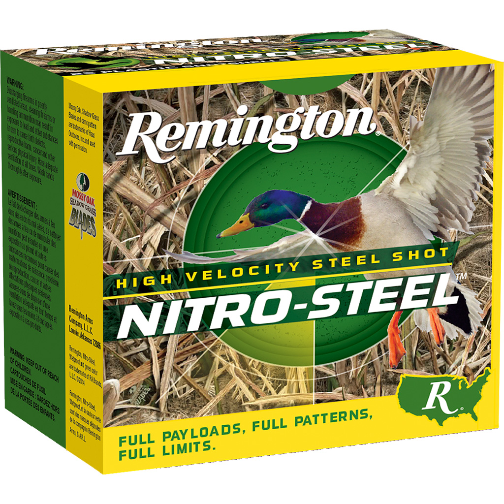 Remington Nitro-Steel High Velocity 12 Gauge 3" BB Steel Shot Shotshell