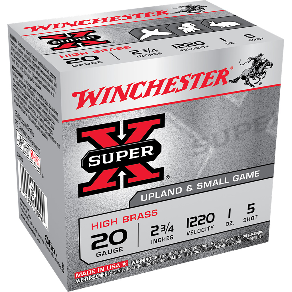 Winchester Super-X High Brass Heavy Game 20 Gauge Shotshell