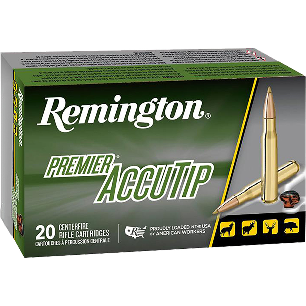 Remington Premier AccuTip-V Varmint Rifle Ammunition