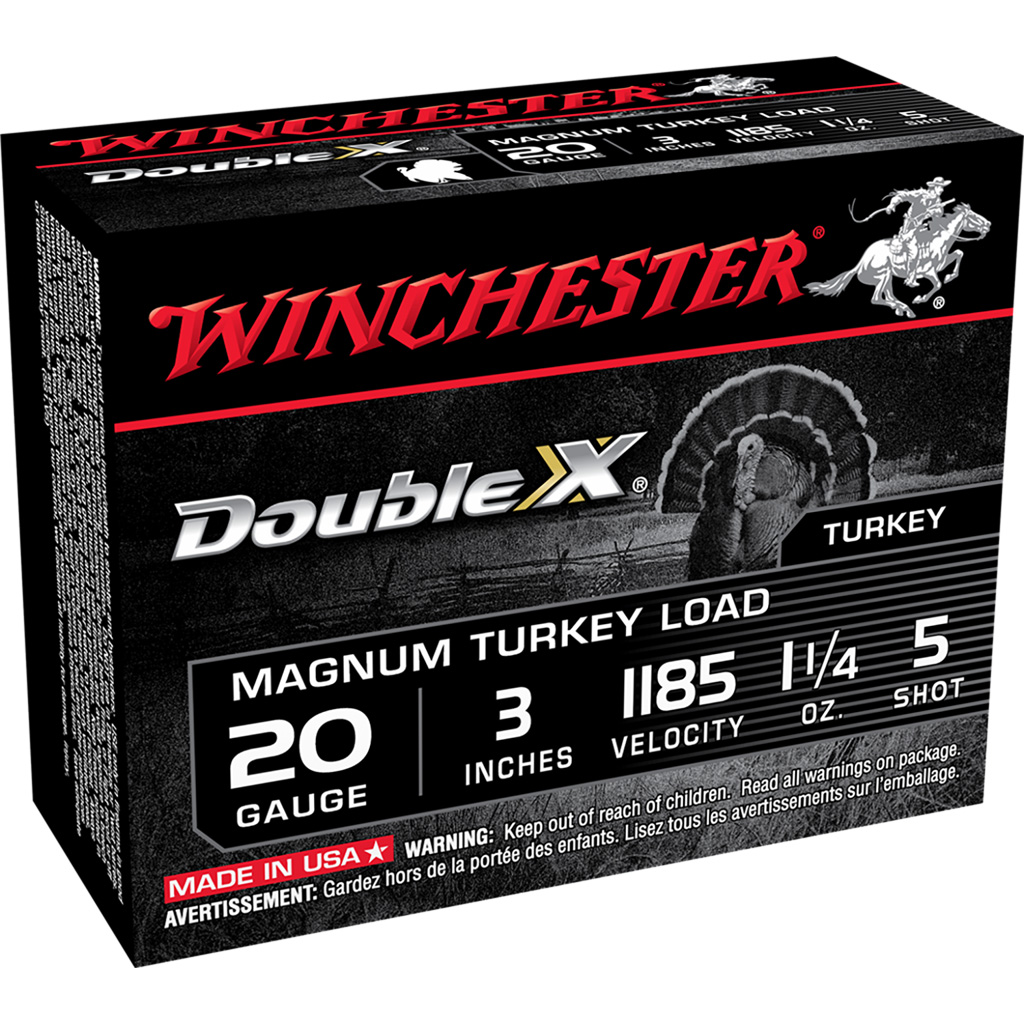 Winchester Supreme Double-X Magnum Turkey Shotshells (20 Gauge)