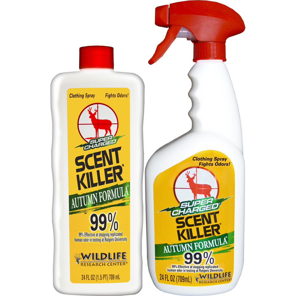 Wildlife Research Scent Killer Autumn Formula Combo Odor Eliminator 24 oz Trigger Spray (24 oz + 24 oz Refill)