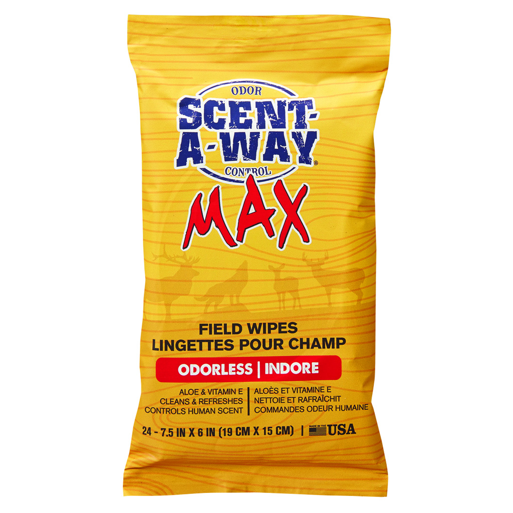 Scent-A-Way MAX Field Wipes (24-Count)