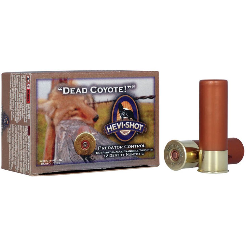 HEVI-SHOT Dead Coyote 12 Gauge 3 in T Shot 1-1/2 oz Shotshell (10 Rounds)