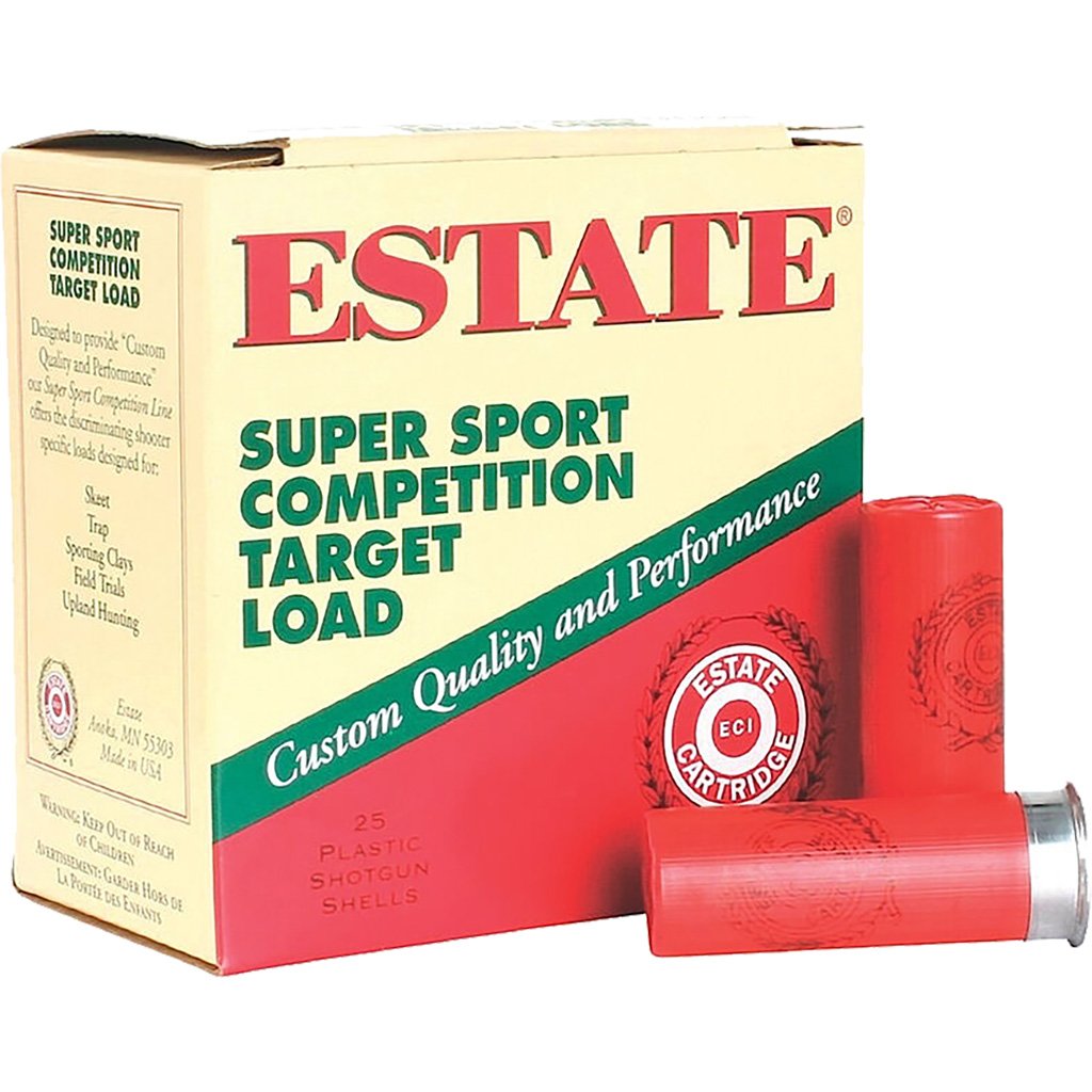 Estate Cartridge Super Sport SS2075 Competition Target 20 Gauge Shotshells