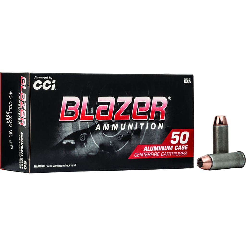 Blazer .45 Colt 200 Grain JHP Handgun Ammunition