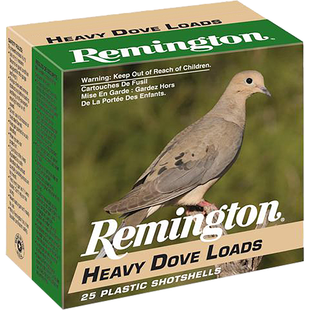 Remington Heavy Dove Loads 12 Gauge Shotshell 2-3/4 in 8 Shot