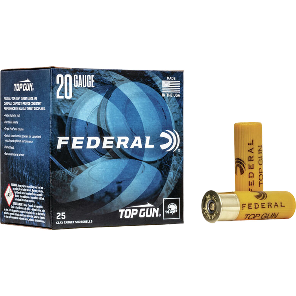 Federal Top Gun 20 Gauge Shotshells (#8, 2-3/4")
