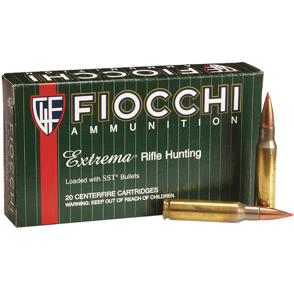 Fiocchi .308 Winchester 150 Grain SST Super Shock Tip Polymer Tip Ammunition (20 Rounds)
