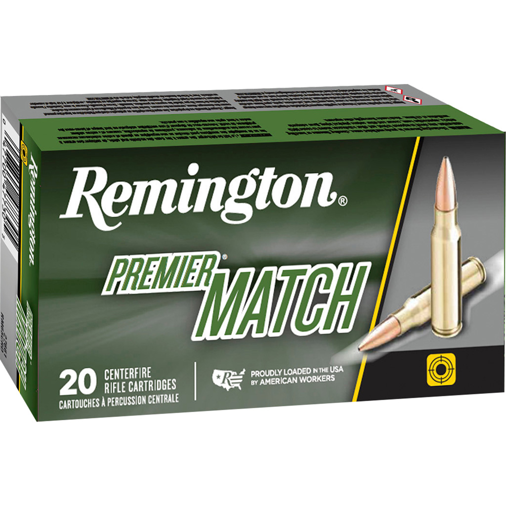 Remington Premier Match .300 AAC Blackout 125gr Sierra MatchKing OTM (Open Tip Match) 20rd Box